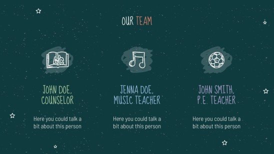 Arrière-plan de tableau noir Modèles de présentation