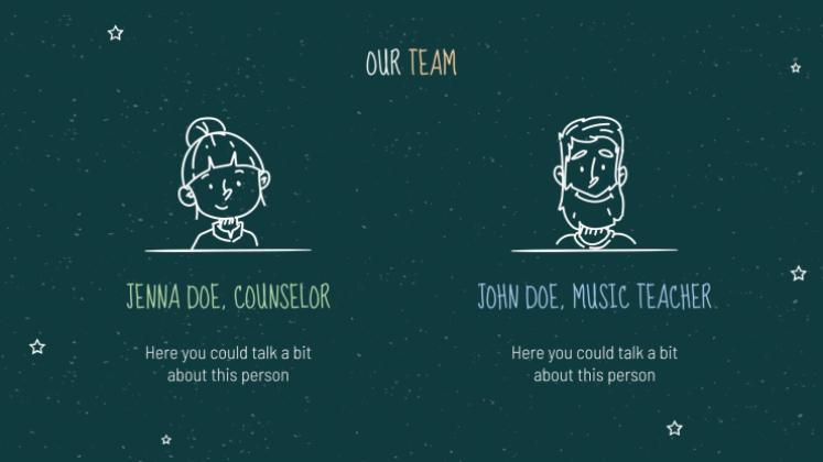 Arrière-plan de tableau noir Modèles de présentation