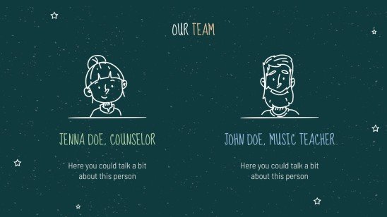 Arrière-plan de tableau noir Modèles de présentation