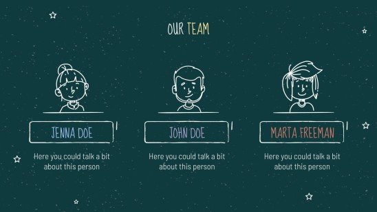 Arrière-plan de tableau noir Modèles de présentation