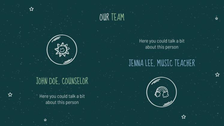 Arrière-plan de tableau noir Modèles de présentation