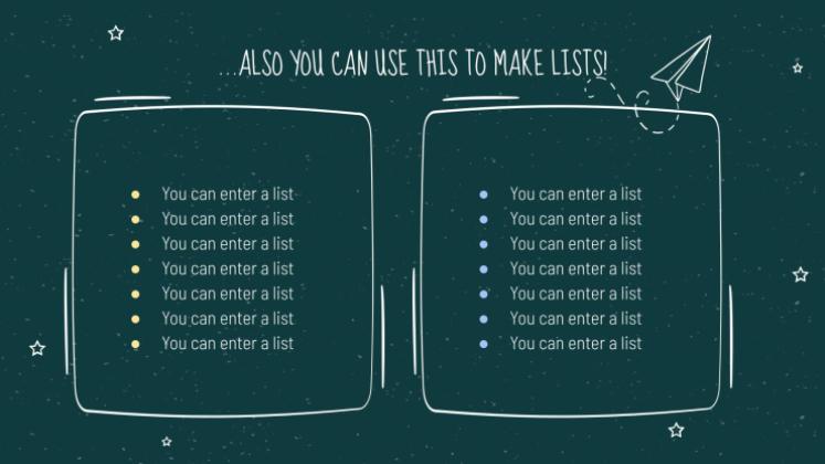 Arrière-plan de tableau noir Modèles de présentation