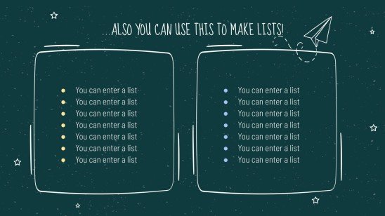 Arrière-plan de tableau noir Modèles de présentation