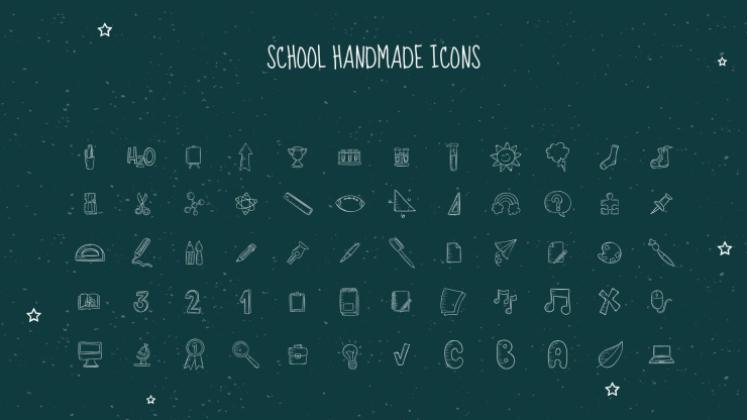 Arrière-plan de tableau noir Modèles de présentation