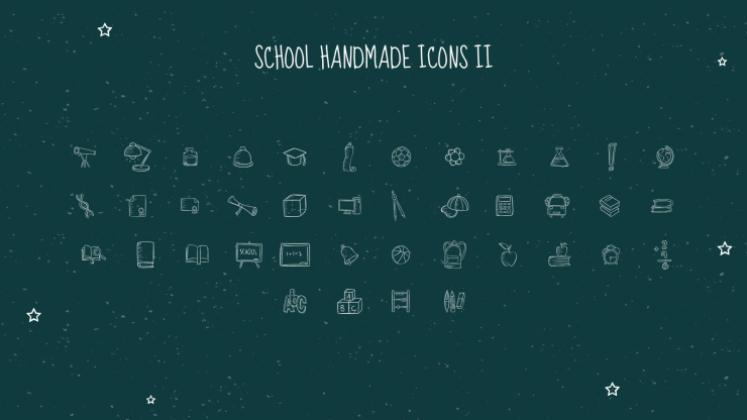 Arrière-plan de tableau noir Modèles de présentation