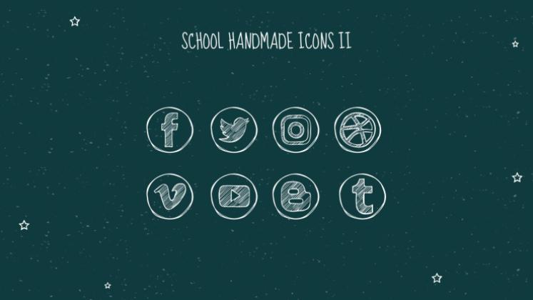 Arrière-plan de tableau noir Modèles de présentation