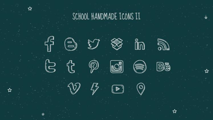 Arrière-plan de tableau noir Modèles de présentation