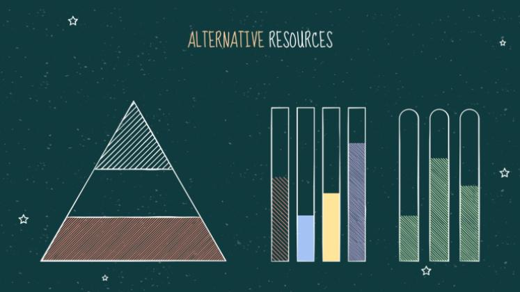Arrière-plan de tableau noir Modèles de présentation