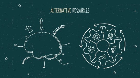Arrière-plan de tableau noir Modèles de présentation