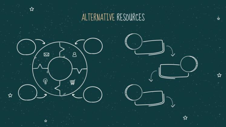 Arrière-plan de tableau noir Modèles de présentation