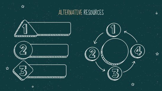 Arrière-plan de tableau noir Modèles de présentation