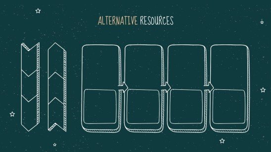 Arrière-plan de tableau noir Modèles de présentation