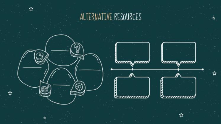 Arrière-plan de tableau noir Modèles de présentation