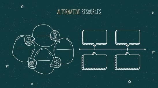 Arrière-plan de tableau noir Modèles de présentation
