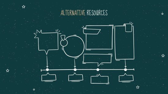 Arrière-plan de tableau noir Modèles de présentation