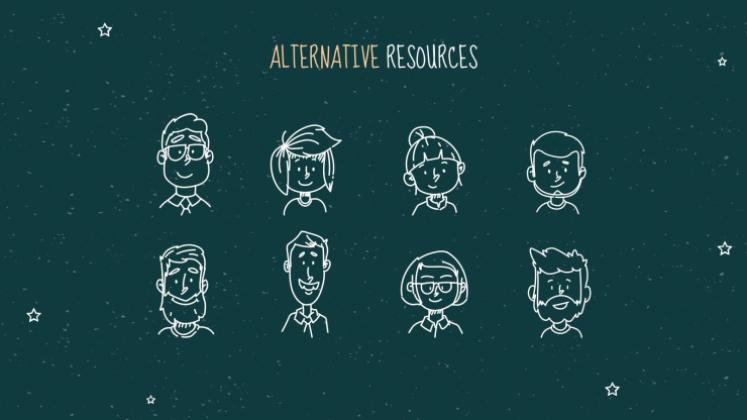 Arrière-plan de tableau noir Modèles de présentation