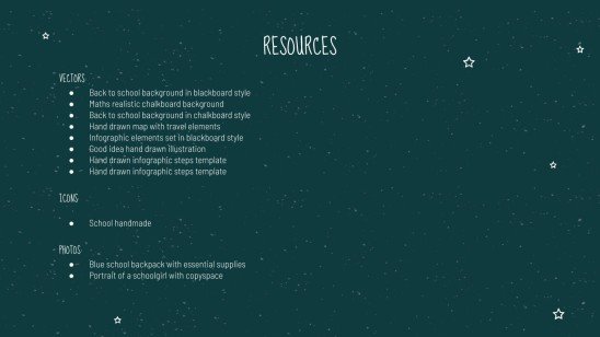 Arrière-plan de tableau noir Modèles de présentation