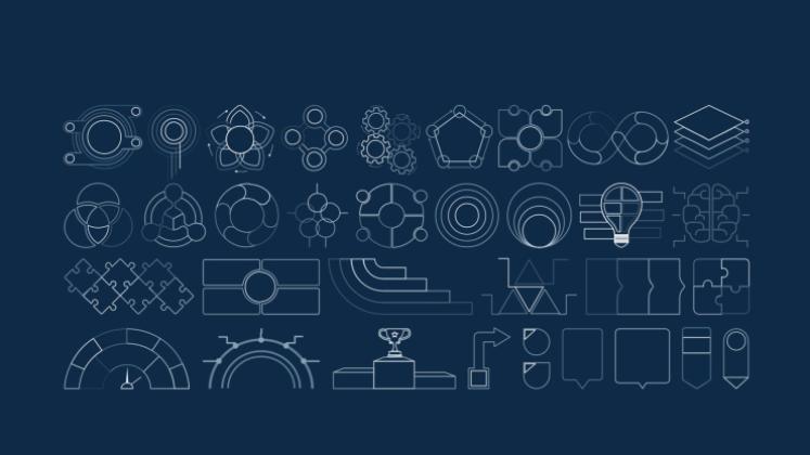 Arrière-plan de tableau noir Modèles de présentation