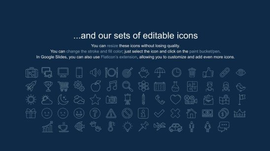 Arrière-plan de tableau noir Modèles de présentation
