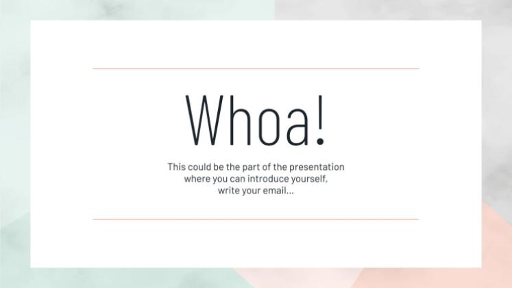 미니멀한 HS 주간 플래너 프레젠테이션 템플릿