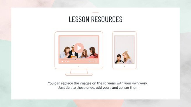 미니멀한 HS 주간 플래너 프레젠테이션 템플릿