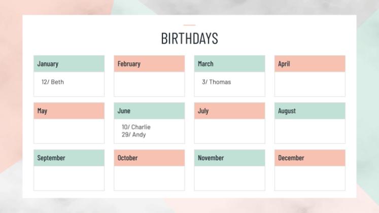 미니멀한 HS 주간 플래너 프레젠테이션 템플릿