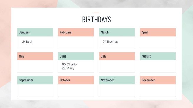 미니멀한 HS 주간 플래너 프레젠테이션 템플릿