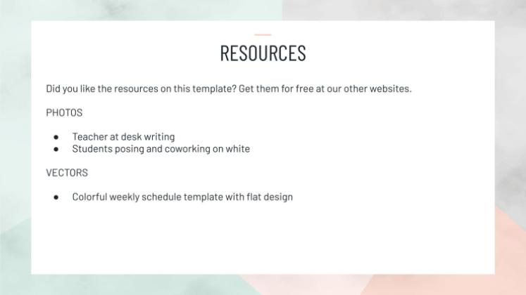 미니멀한 HS 주간 플래너 프레젠테이션 템플릿