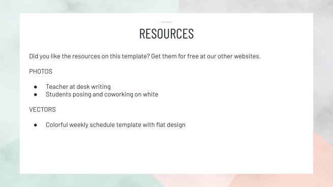 미니멀한 HS 주간 플래너 프레젠테이션 템플릿