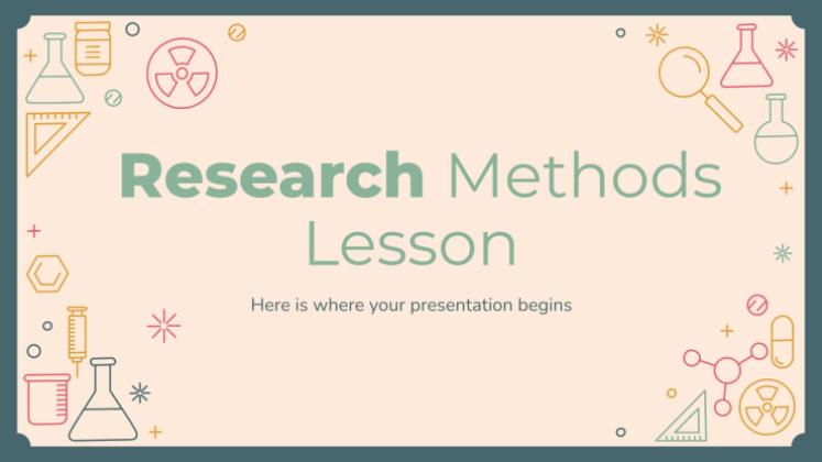 Research Methods Lesson presentation template 