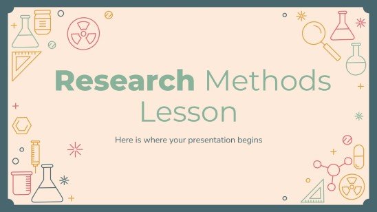 Research Methods Lesson presentation template 