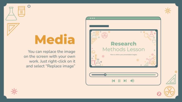 Research Methods Lesson presentation template 