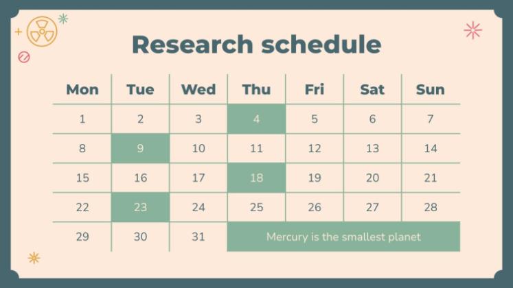 Research Methods Lesson presentation template 