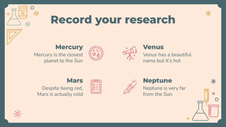 Research Methods Lesson presentation template 