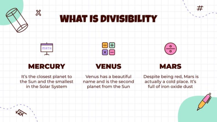 Mathematik für die 8. Klasse: Zahlentheorie Präsentationsvorlage