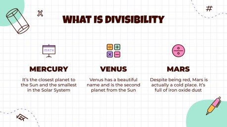 Mathematik für die 8. Klasse: Zahlentheorie Präsentationsvorlage