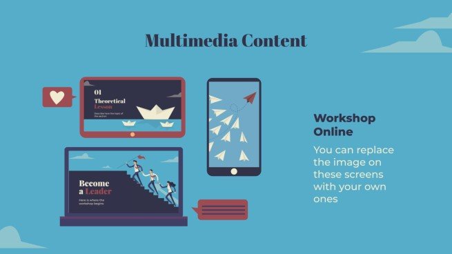 Become a Leader presentation template 