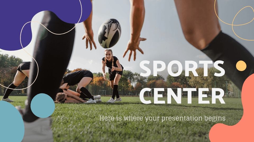 Sportzentrum Präsentationsvorlage