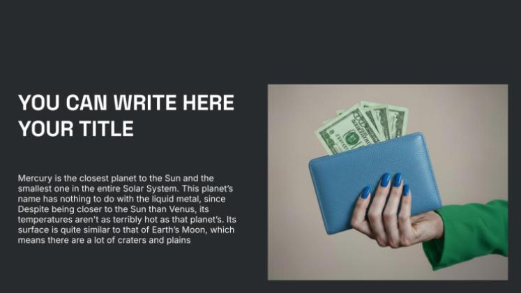 세계 재정 계획의 날 프레젠테이션 템플릿