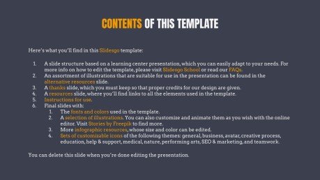 Law Center presentation template 