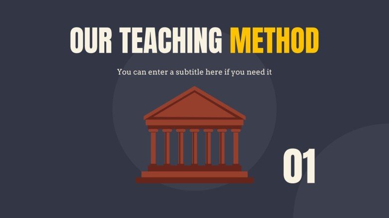 Law Center presentation template 