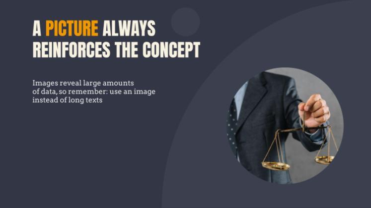 Law Center presentation template 