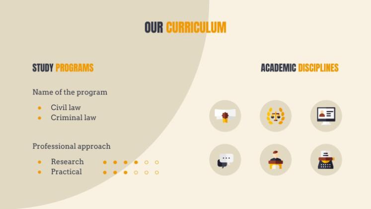 Law Center presentation template 