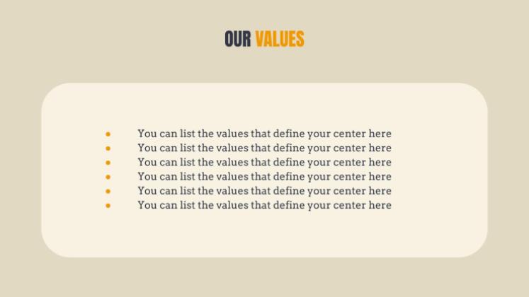 Law Center presentation template 