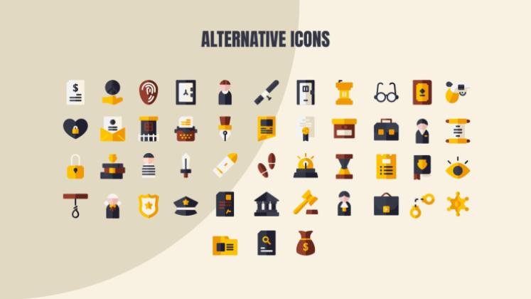 Law Center presentation template 