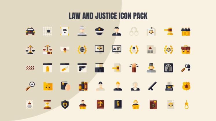 Law Center presentation template 