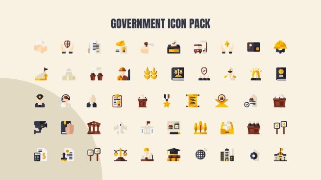 Law Center presentation template 