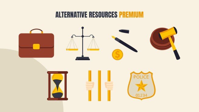 Law Center presentation template 