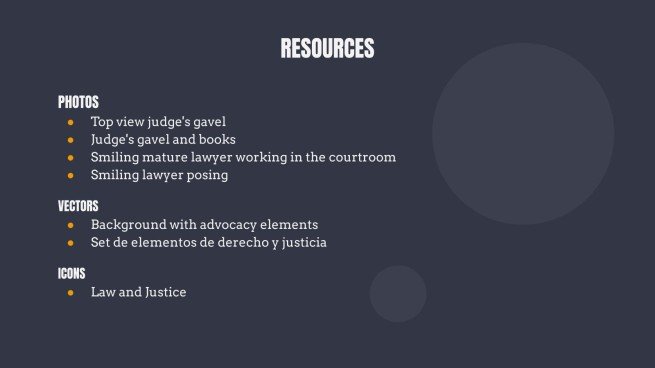 Law Center presentation template 