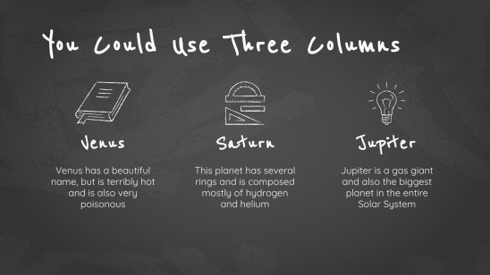 Arrière-plan simple de tableau noir Modèles de présentation